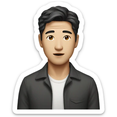 A korean actor  sticker