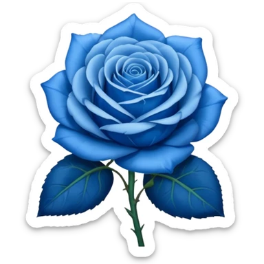 i need this type of blue flower  🌹  but the red prt should be blue sticker