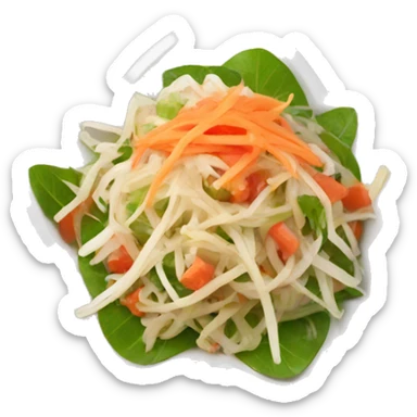 Papaya salad  sticker