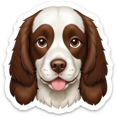 an English Springer Spaniel sticker