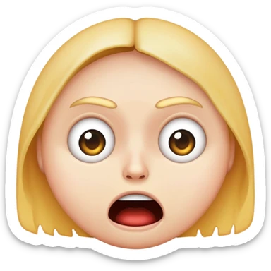 The most terrorized, traumatized, detailed emoji sticker