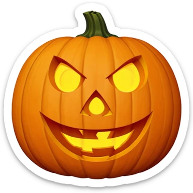 Halloween spooky sticker