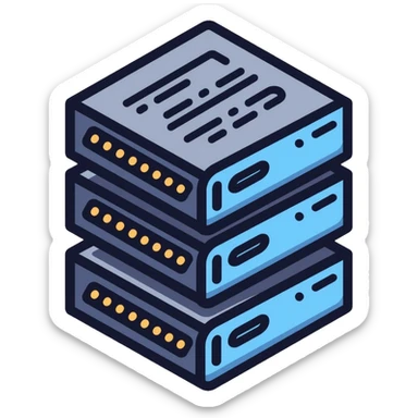 data center server rack sticker