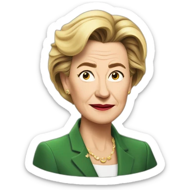 ursula von der leyen sticker