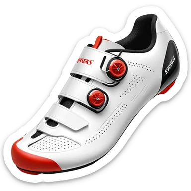 Wight color road cycling shoes looks like s-works torch, without any logo sticker