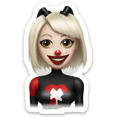lady gaga as Harley quinn sticker