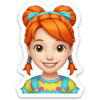 Wendy the sprunki sticker