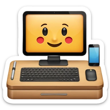 Desktop sticker