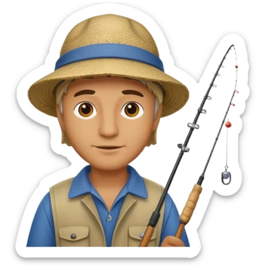 Pescador sticker