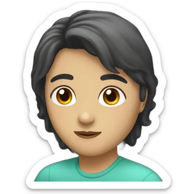 Persona asustada sticker