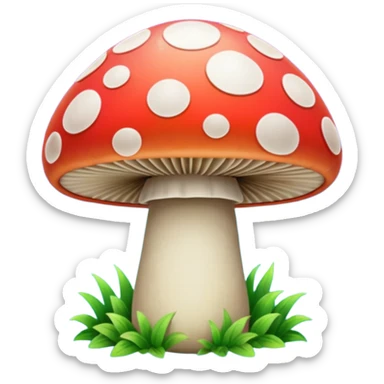  psychedelic party mushroom  sticker