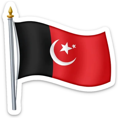 Pashtun flag sticker
