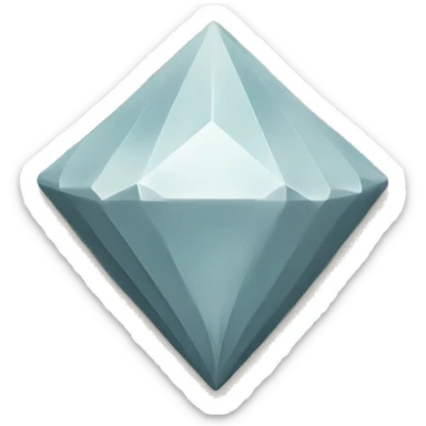 square diamond jagged edged piece of felt sticker