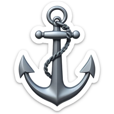 Je veux un emoji encre dans ce style là : ⚓ sticker