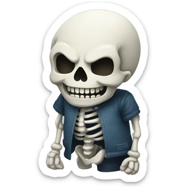 sans the skeleton from undertale sticker