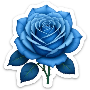 i need this type of blue flower  🌹  but the red prt should be blue sticker