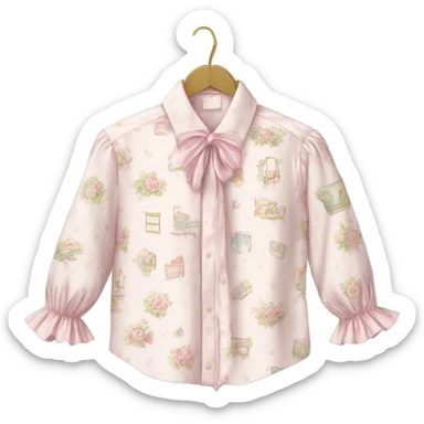 Jfashion shirt on hanger style of mezzo piano and Liz Lisa  sticker