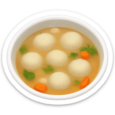 Matzah ball soup sticker