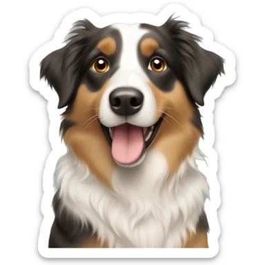 Australian Shepherd and golden retriever mix sticker