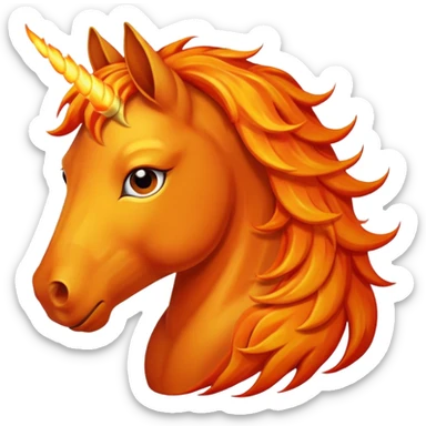 fire horse sticker