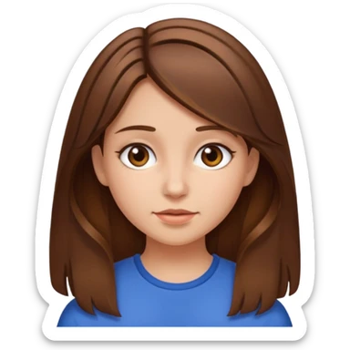 this girl but with brown roots sticker