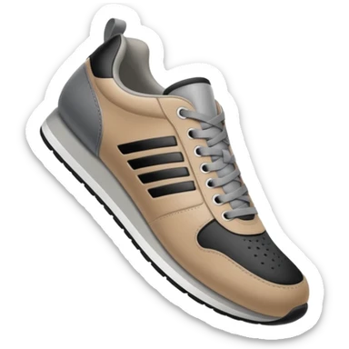  a human foot wearing a sneaker, fully visible, stepping firmly on the ground, leaving a clear shoe print under the sole. Rounded, glossy, smooth, soft shadows, white background.



 sticker