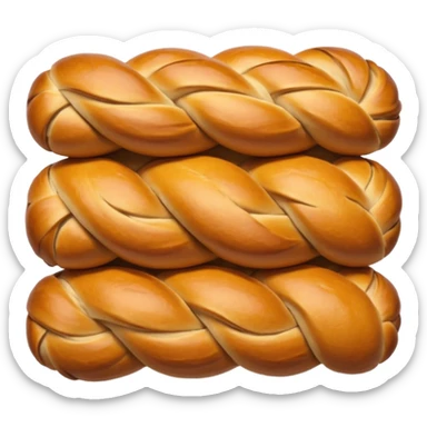 Bread braid sticker