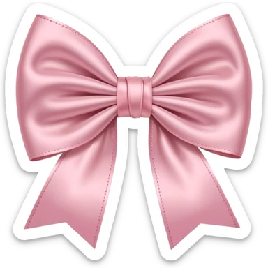 Light pink bows sticker