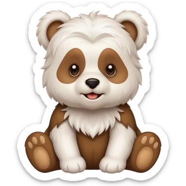 Can you do a mix of a Maltese and bear cub sticker