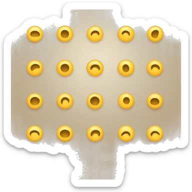 line and three vertical points sticker