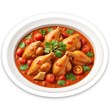 Desi chicken curry sticker