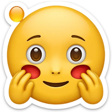 yellow emoji thinking sticker