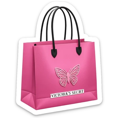 Ultra realistic Shopping bag,  Victoria's Secret  sticker