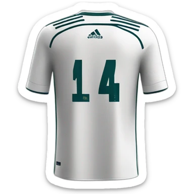 New design for real Madrid jersey  sticker