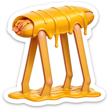 spam land surreal - surreal Salvador Dali – The Elephant long legs sticker