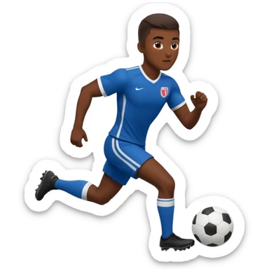 jugador de futbol sticker