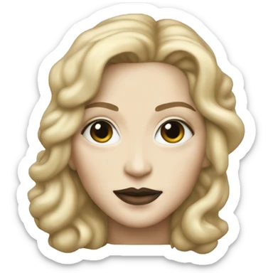 pop star madonna as an ang sticker