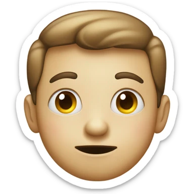 Emoji that is embarrassed ￼￼ sticker