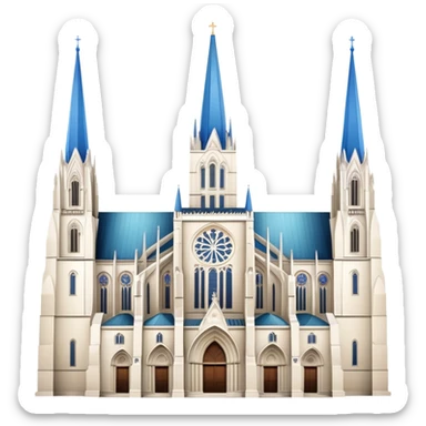 zagreb cathedral sticker