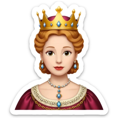 queen elizabeth 1 sticker