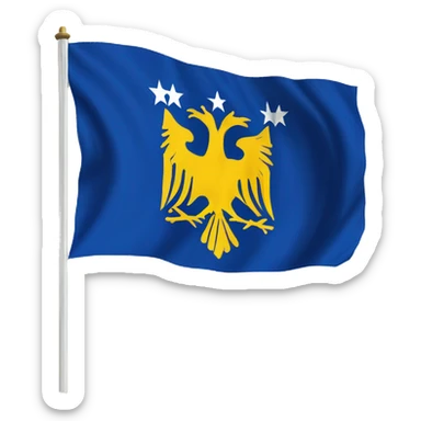 flag of republic of bosnia and herzegovina 1992-1995 sticker