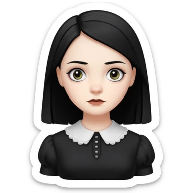 Wednesday Addams sticker