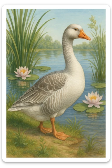 Goose sticker