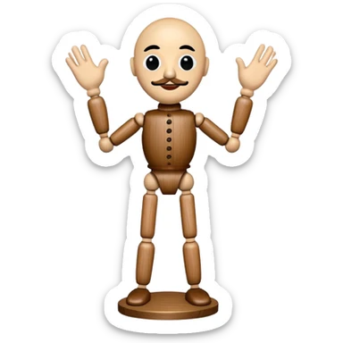 Icon for Puppet Theater: a  puppet body sticker