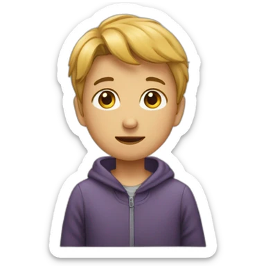 Un enfant qui a deux moignons et qui pleure sticker