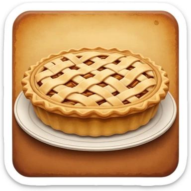 Apple pie aesthetic  sticker