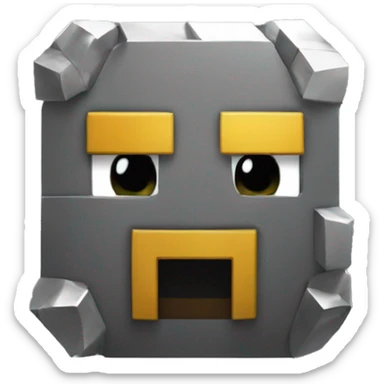 minerai metal Minecraft sticker