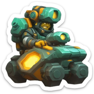 Deep rock galactic game sticker