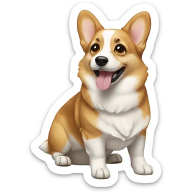 Corgi sticker
