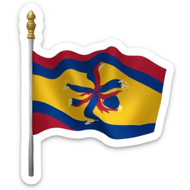 Tibet flag sticker